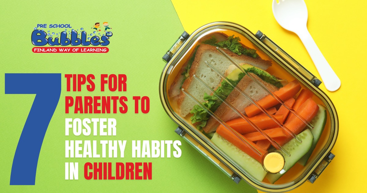 kids with healthy habits